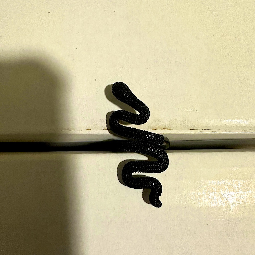 Reputation Black snake ring